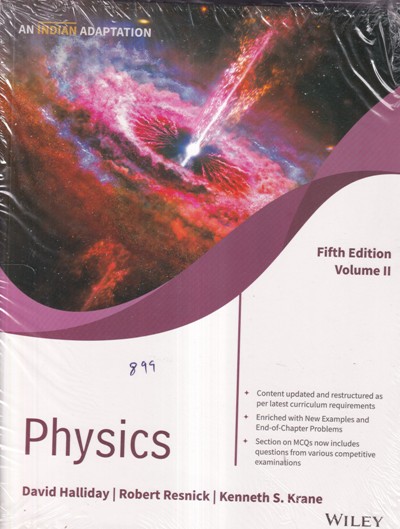 PHYSICS VOLUME II | DAVID HALLIIDAY, ROBERT RESNICK, KENNETH S. KARNE | Wiley