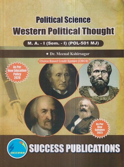 POLITICAL SCIENCE (Western Political Thought) M.A.-I (Sem. I) 2023 | SUCCESS PUBLICATIONS