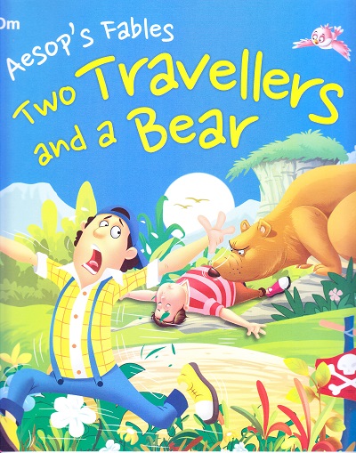 Two Travellers and the Bear : Aesop's Fables | OM BOOKS INTERNATIONAL