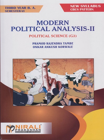 MODERN POLITICAL ANLYSIS-2: Political Science (G3) (Third Year TY BA Semester 6)