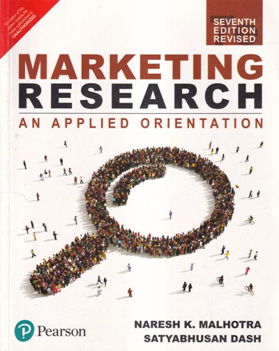 MARKETING RESEARCH AN APPLIED ORIENTATION | PEARSON