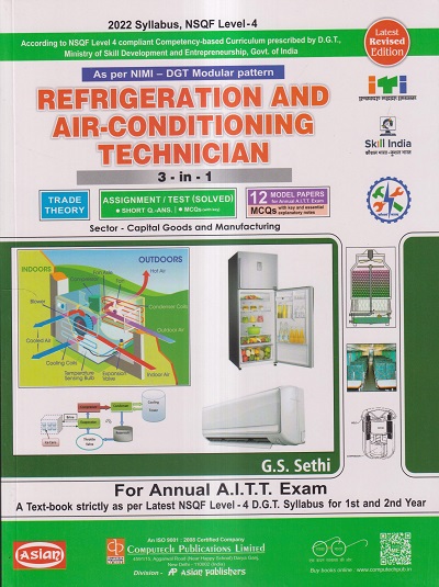 REFRIGERATION AND AIR-CONDITIONINF TECHNICIAN 3 IN 1 | G. S. SETHI | COMPUTECH
