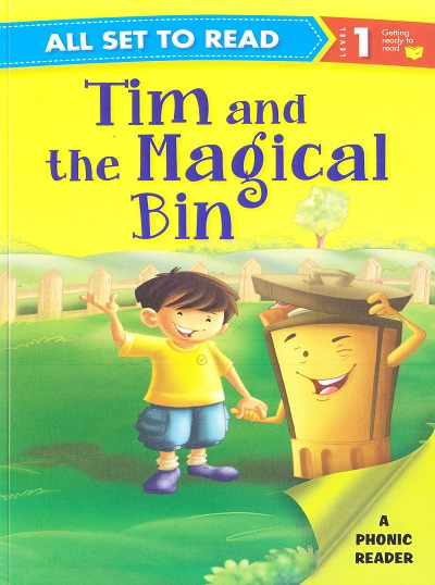 All set to Read: Level 1: Getting ready to read : Tim and the Magical Bin | Om Books International