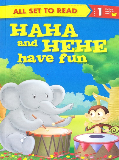All set to Read: Level 1: Getting ready to read : Haha and Hehe have Fun | Om Books International