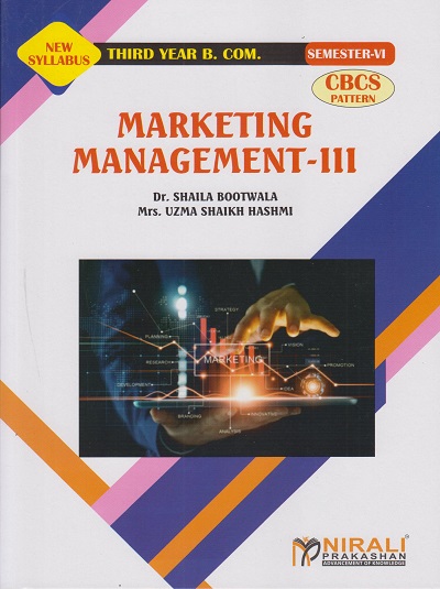 MARKETING MANAGEMENT-3 (Third Year B.Com Semester 6)