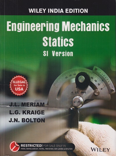 ENGINEERING MECHANICS STATISTICS (SI Version) Vol. 1 | J.L. MERIAM, L.G. KRAIGE, J.N. BOLTON | Wiley