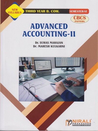 ADVANCED ACCOUNTING-2 (Third Year BCom Semester 6)