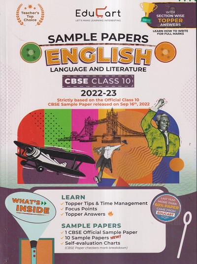 SAMPLE PAPERS CBSE CLASS- 10 ENGLISH LANGUAGE AND LITERATURE 2022-23 | EDUCART