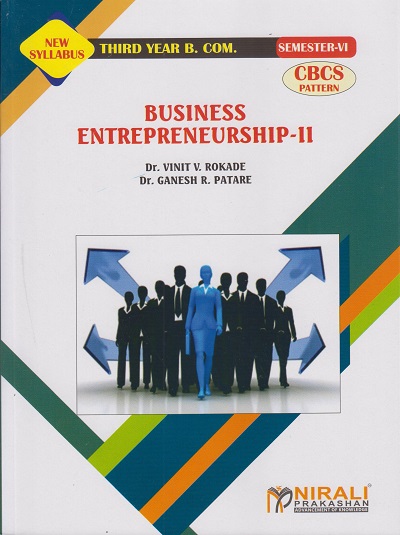 BUSINESS ENTREPRENEURSHIP-2 (Third Year TY BCom Semester 6)