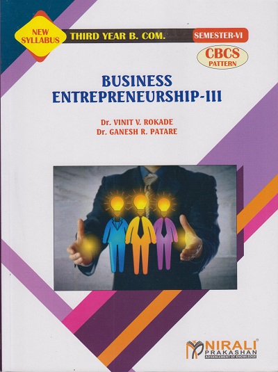 BUSINESS ENTREPRENEURSHIP-3 (Third Year TY BCom Semester 6)
