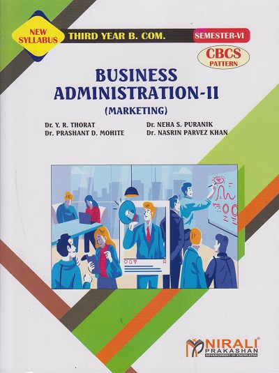 BUSINESS ADMINISTRATION-2 (Marketing) (Third Year TY BCom Semester 6)
