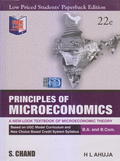 PRINCIPLES OF MICROECONOMICS | H.L. AHUJA | S.Chand