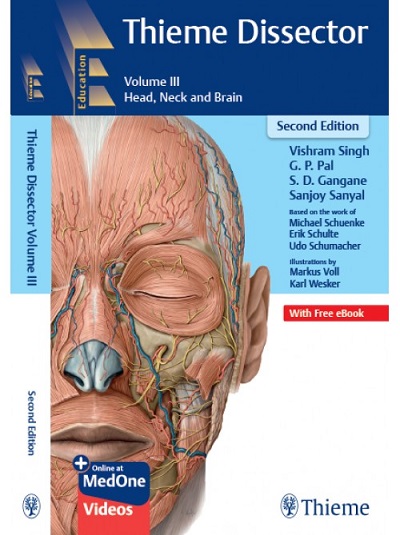 THIEME DISSECTOR Vol. III (Head, Neck And Brain) | VISHRAM SINGH, G.P. PAL, S.D. GANGANE, SANJOY SANYAL | Thieme Medical Publishers