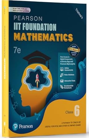 PEARSON IIT FOUNDATION MATHEMATICS 2025 CLASS 6th | PEARSON