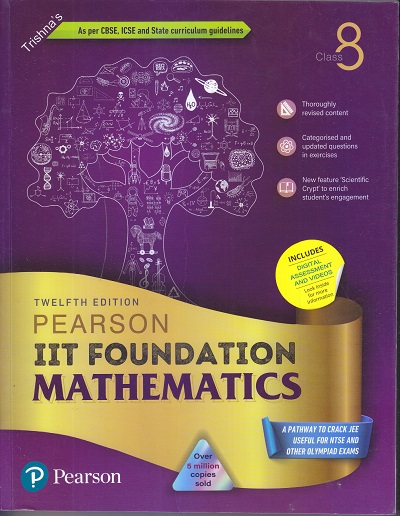 PEARSON IIT FOUNDATION MATHEMATICS 2024 CLASS-8 | PEARSON