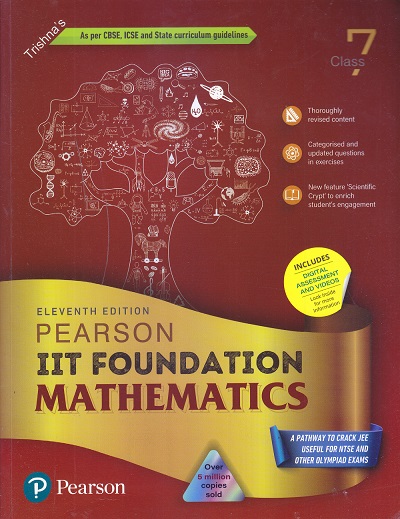 PEARSON IIT FOUNDATION MATHEMATICS 2024 CLASS-7 | PEARSON