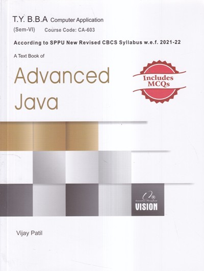A TEXT BOOK OF ADVANCED JAVA | VISION