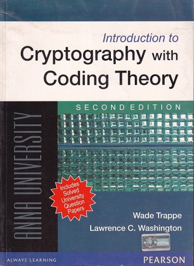 INTRODUCTION TO CRYPTOGRAPHY WITH CODING THEORY | PEARSON