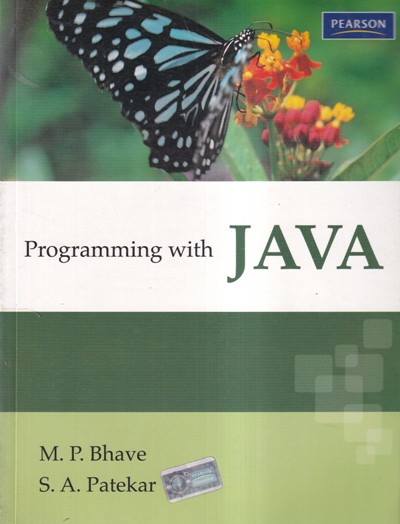 PROGRAMMING WITH JAVA | PEARSON