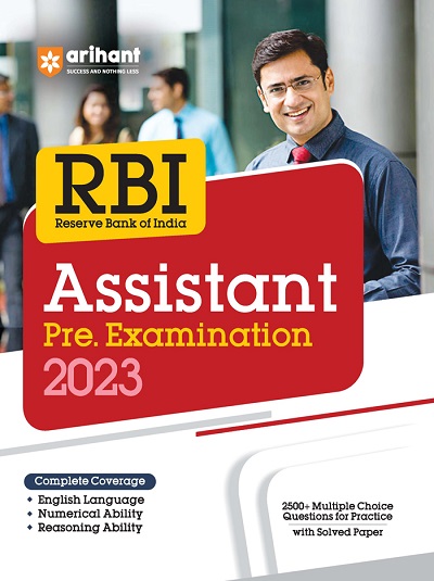 RBI (Reserve Bank of India) ASSISTANT Pre. Exam 2023 | Arihant Publications