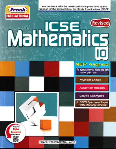 ICSE MATHEMATICS CLASS 10th | B. NIRMALA SHASTRY | FRANK EDUCATIONAL AIDS