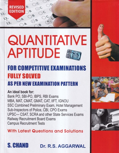 QUANTATIVE APTITUDE FOR COMPETITIVE EXAMINATIONS | DR. R. S. AGGARWAL | S. CHAND