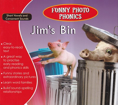 Funny Photo Phonics Jim's Bin | Shree Book Centre