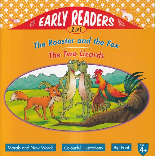 The Rooster and the Fox/The Two Lizards | Shree Book Centre