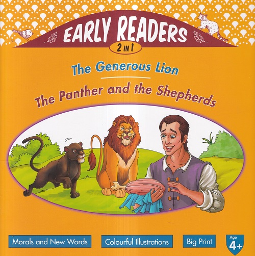 The Generous Lion/The Panther and the Shepherds | Shree Book Centre