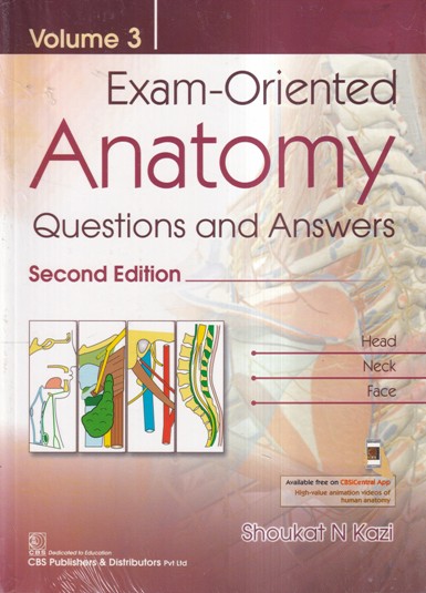 EXAM ORIENTED ANATOMY QUESTIONS AND ANSWERS VOL 3 | CBS