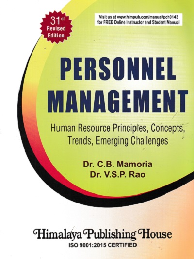 PERSONNEL MANAGEMENT | C.B. MAMORIA, V.S.P. RAO | Himalaya Publishing House