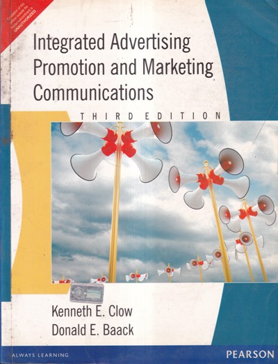 INTEGRATED ADVERTISING PROMOTION AND MARKETING COMMUNICATIONS | PEARSON