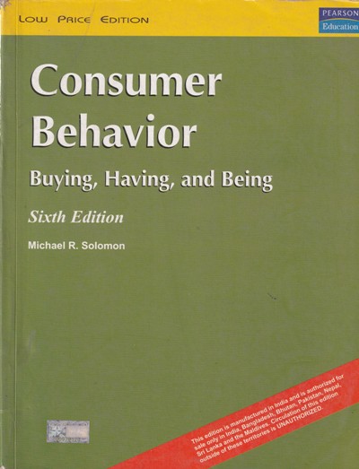 CONSUMER BEHAVIOR | PEARSON