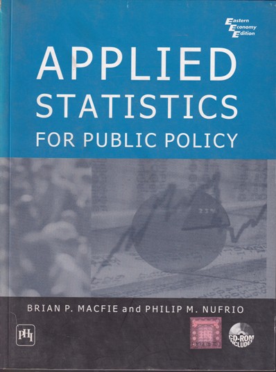 APPLIED STATISTICS FOR PUBLIC POLICY | PHI