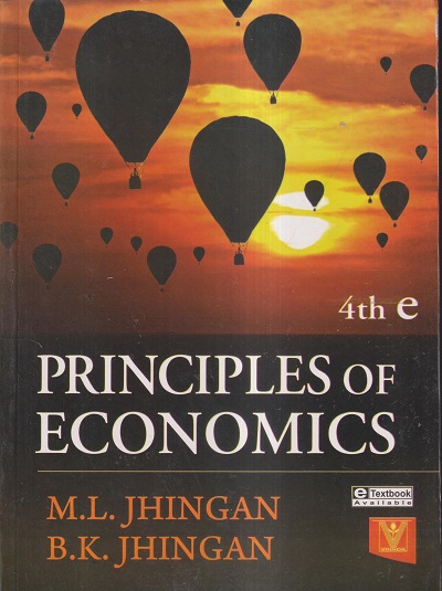 PRINCIPLES OF ECONOMICS | M.L. JHINGAN, B.K. JHINGAN | Vrinda Publisher