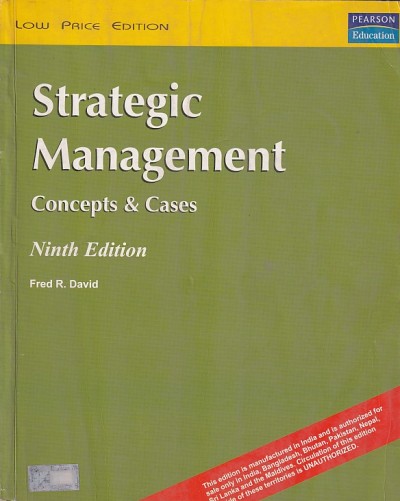 STRATEGIC MANAGEMENT | PEARSON