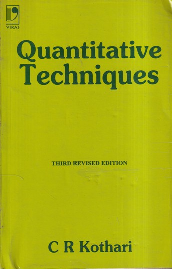 QUANTITATIVE TECHNIQUES | VIKAS