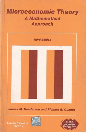 MICROECONOMIC THEORY | MC GRAW HILL