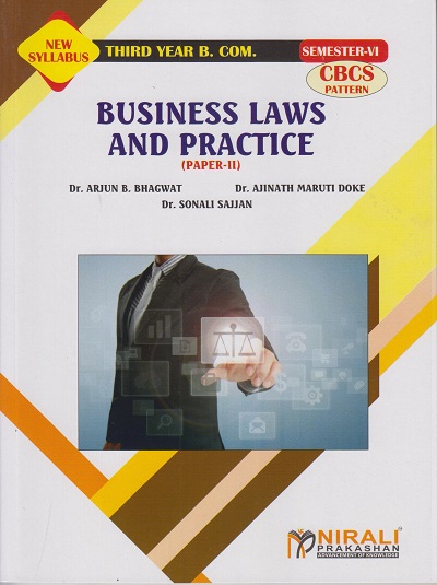 BUSINESS LAWS AND PRACTICE (Paper 2) (Third Year TY Bcom Semester 6)