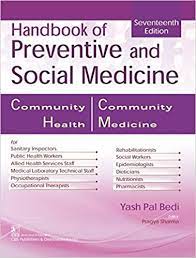 HANDBOOK OF PREVENTIVE AND SOCIAL MEDICINE COMMUNITY HEALTH, COMMUNITY MEDICINE | CBS