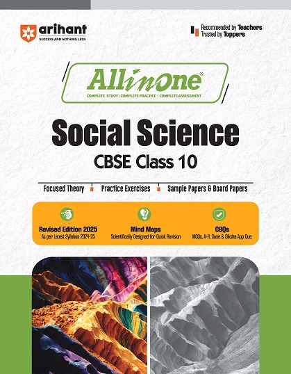 ALL IN ONE SOCIAL SCIENCE CBSE CLASS 10th | Arihant Publications