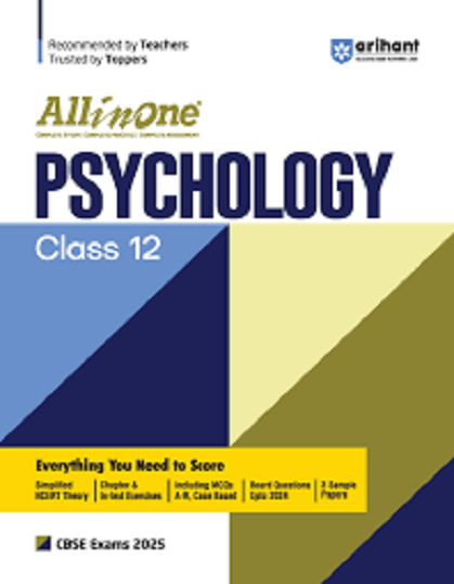 ALL IN ONE PSYCHOLOGY CBSE Class 12th | Arihant Publications