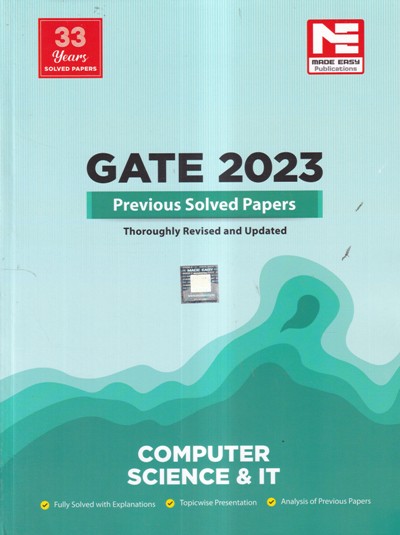 GATE 2023 PREVIOUS SOLVED PAPERS COMPUTER SCIENCE AND IT | MADE EASY