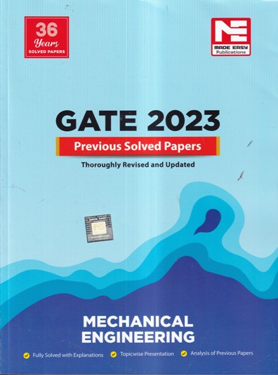 GATE 2023 PREVIOUS SOLVED PAPERS MECHANICAL ENGINEERING | MADE EASY