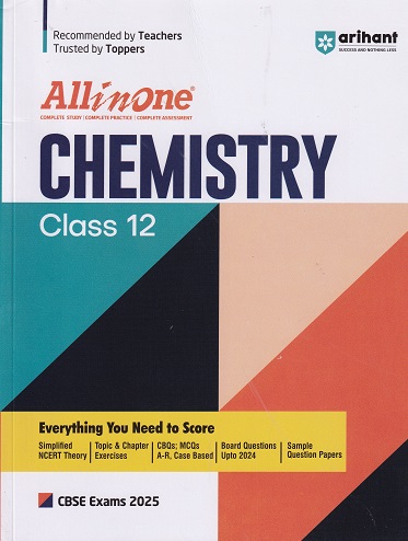 ALL IN ONE CHEMISTRY CBSE CLASS 12th | Arihant Publications