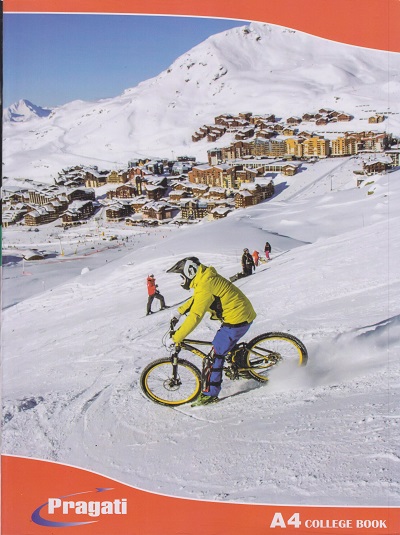 Pragati Long NoteBook (172 Pages) - A4 Size