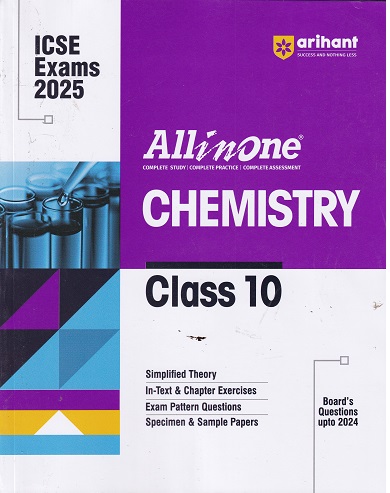 ALL IN ONE CHEMISTRY ICSE CLASS 10th | Arihant Publications