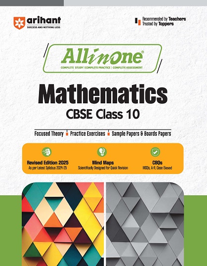 ALL IN ONE MATHEMATICS CBSE CLASS 10th | Arihant Publications