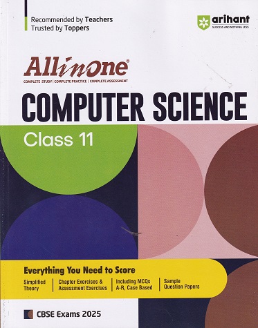 ALL IN ONE COMPUTER SCIENCE CBSE Class 11th | Arihant Publications