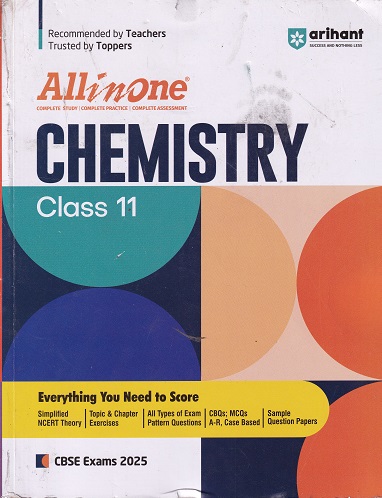 ALL IN ONE CHEMISTRY CBSE Class 11th | Arihant Publications